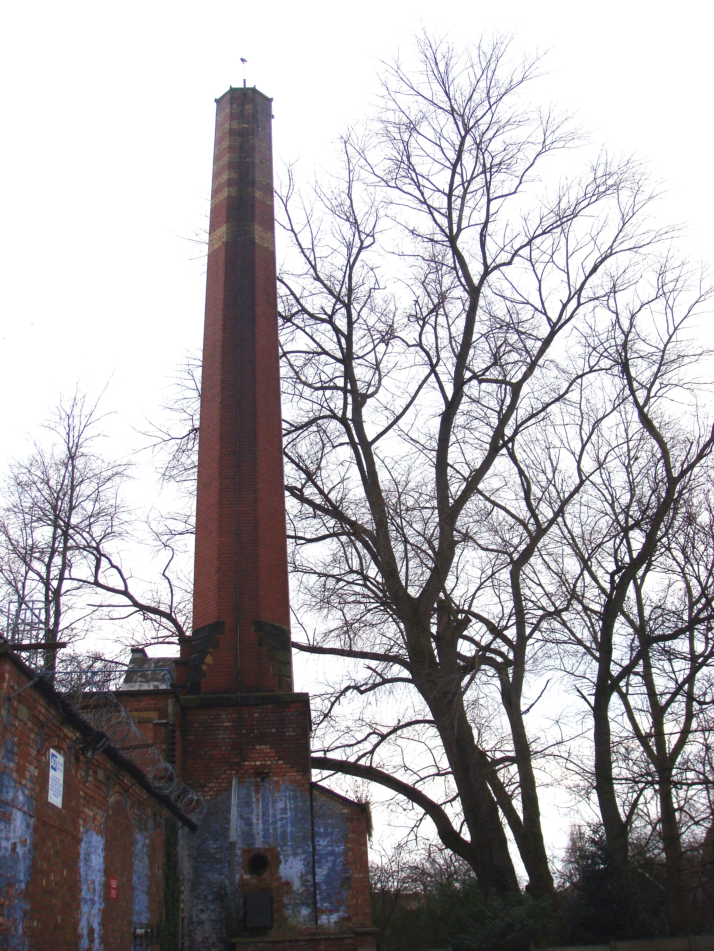 Withington Baths - the chimney