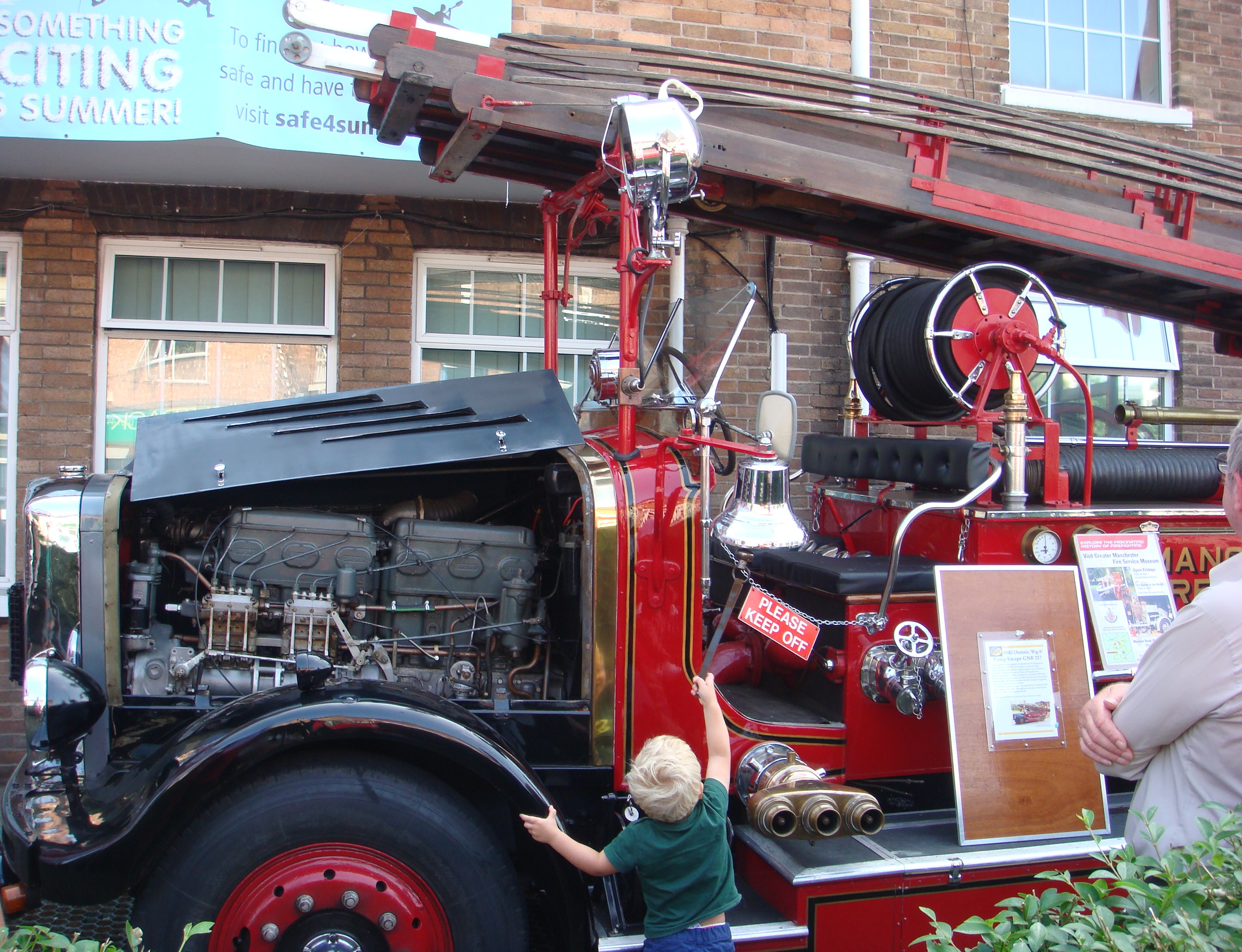 Fire-station party, Withington 2013