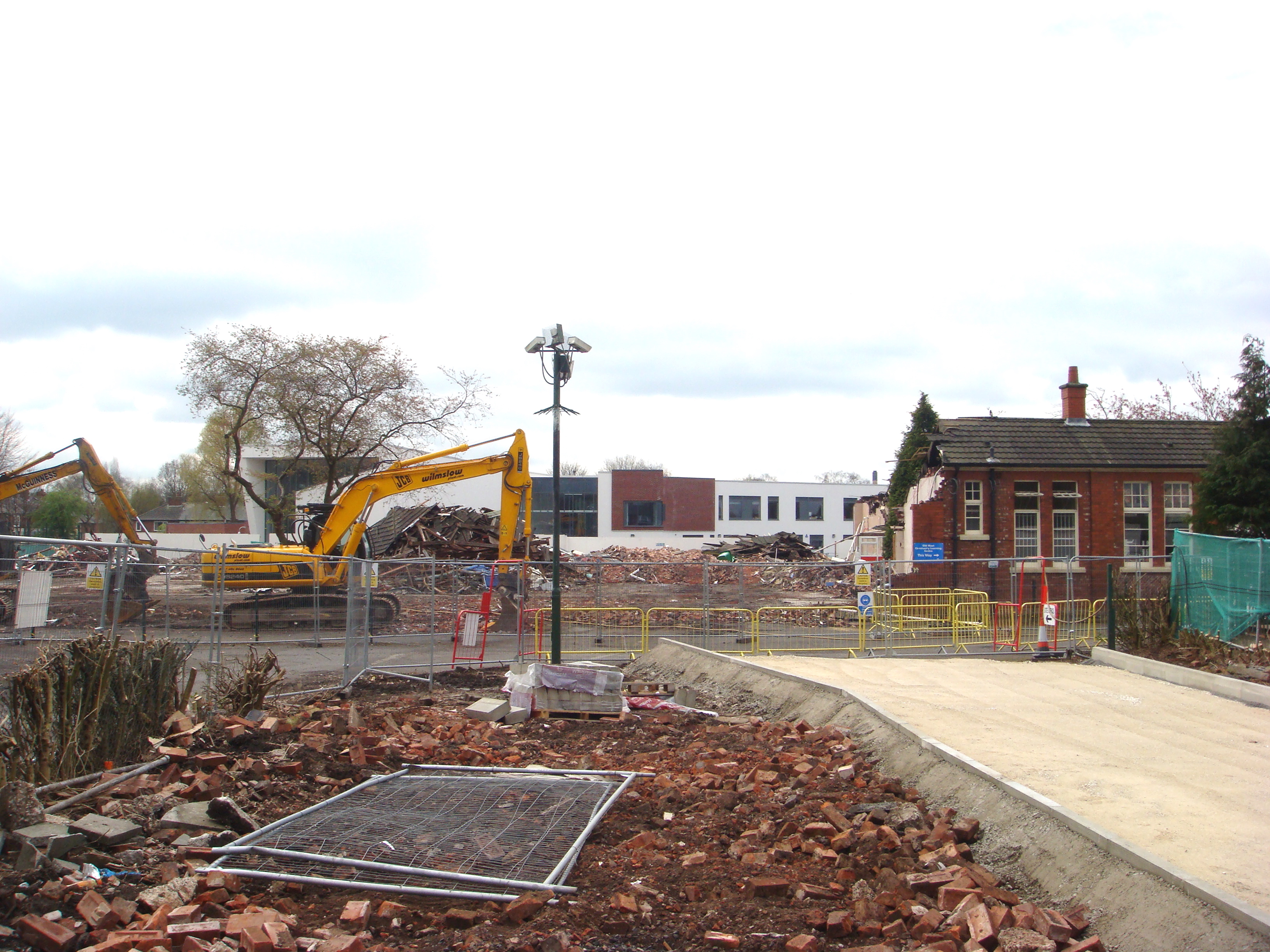 Old Moat School - demolition